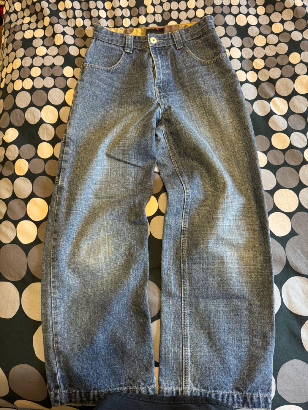 Graphic Embroidered Jeans - photo 4