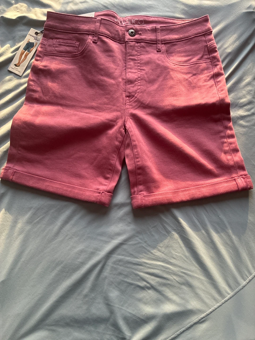 PARASUCO Pink Denim Shorts - Size 10