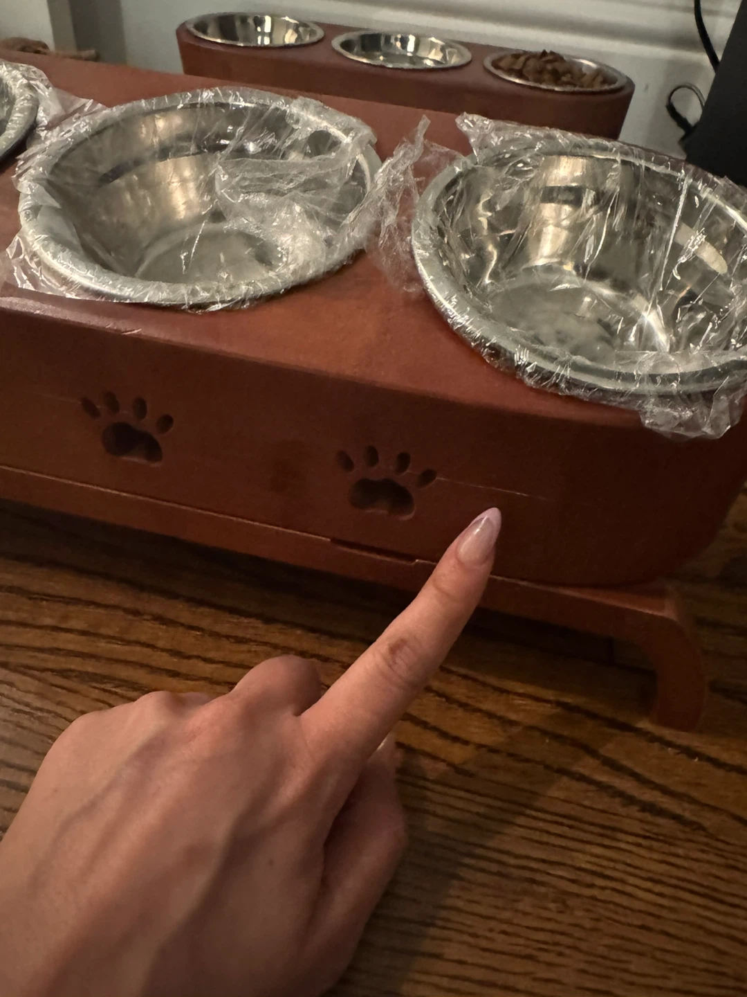 Handrong Elevated Cat Bowl Set - photo 4