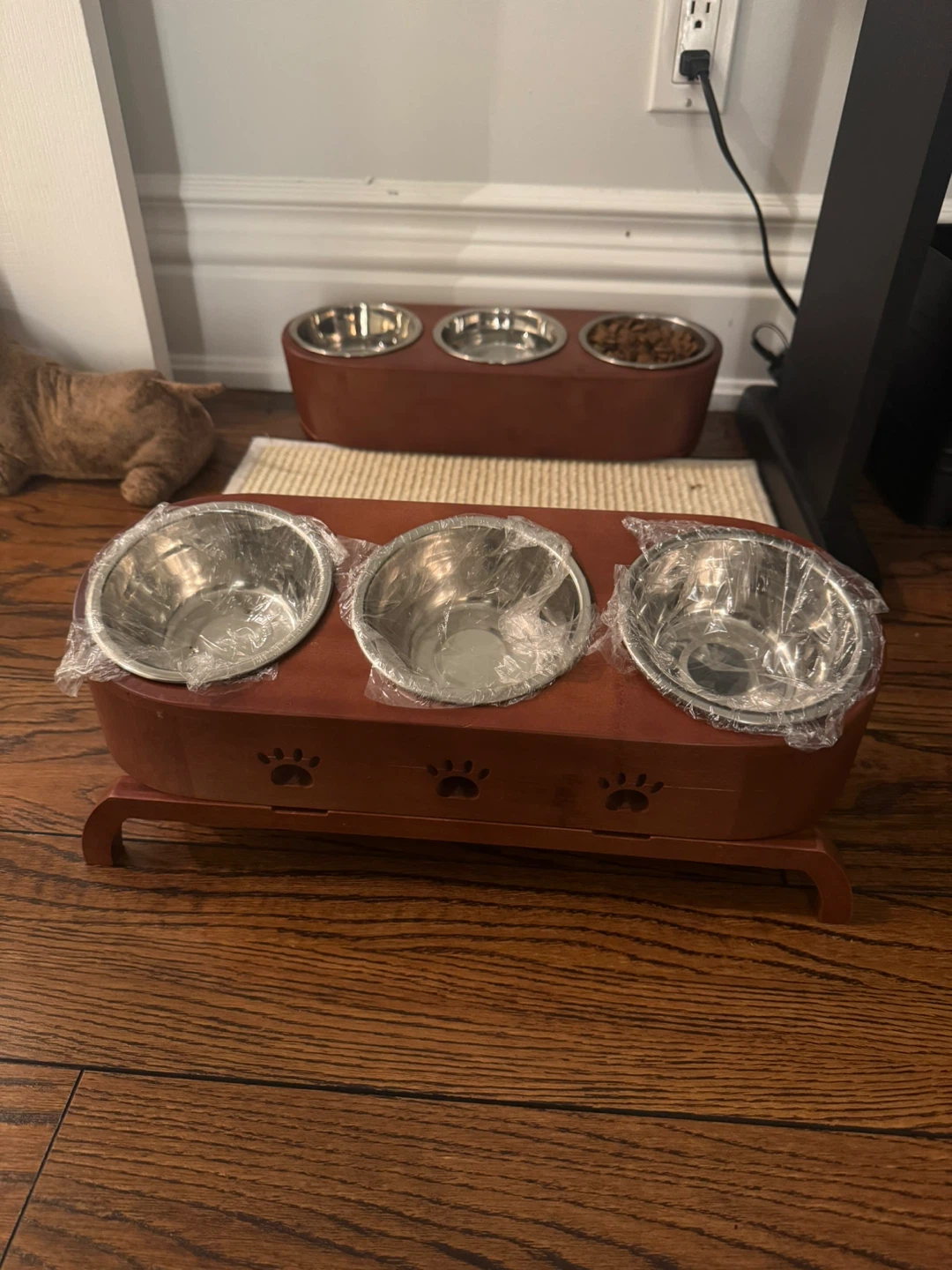 Handrong Elevated Cat Bowl Set - photo 5