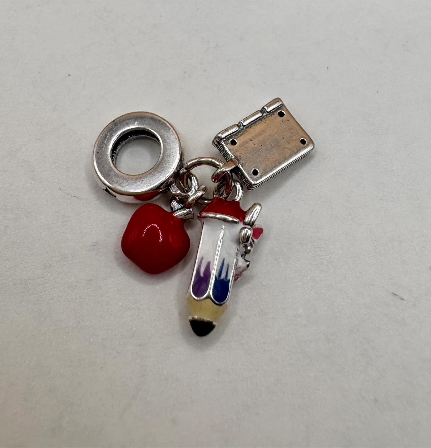 Best Teacher Charm Bracelet Pendant S925 Silver - photo 3