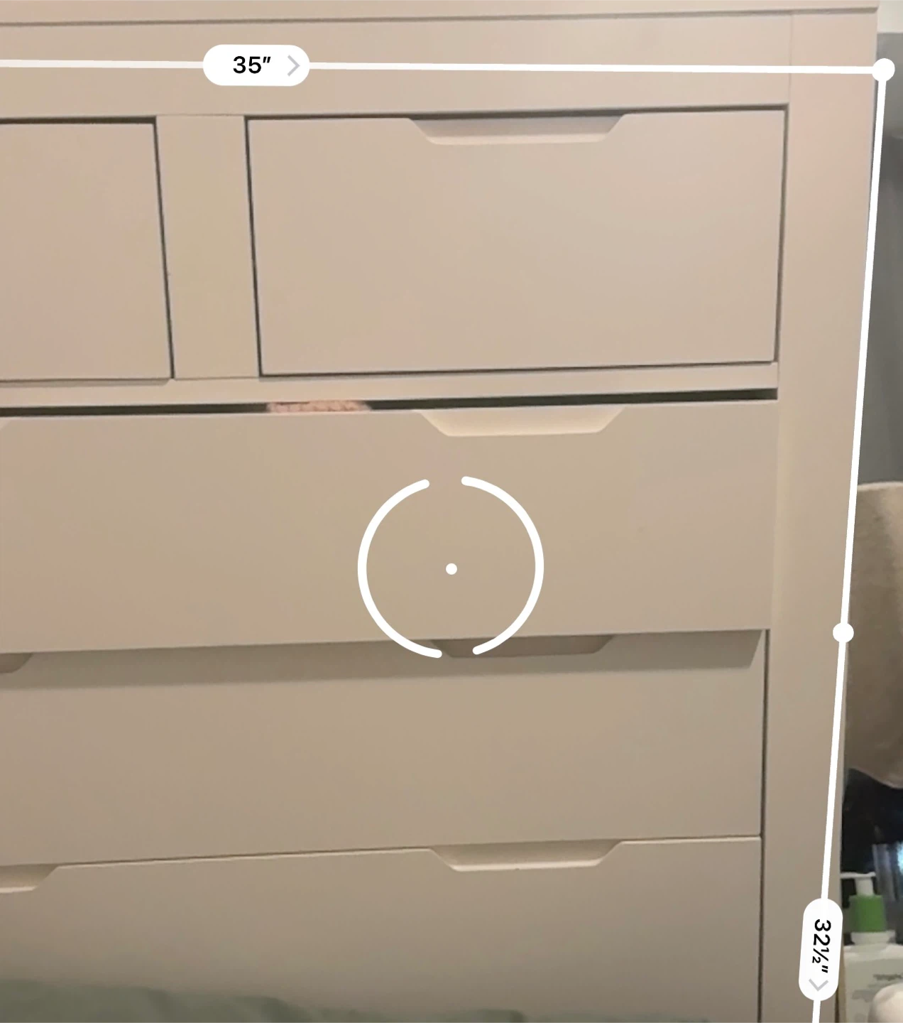 White 5 Drawer Dresser - photo 3