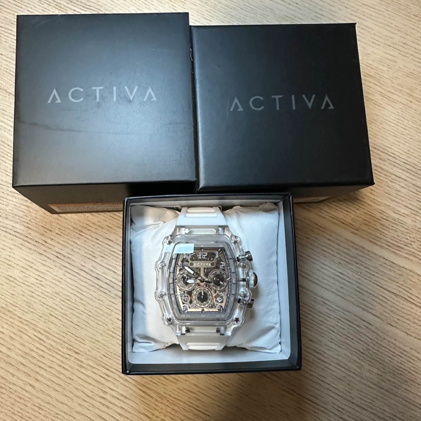 Activa X Invicta Men's Watch w/ Skeleton Dial - 44.3mm, White - photo 2
