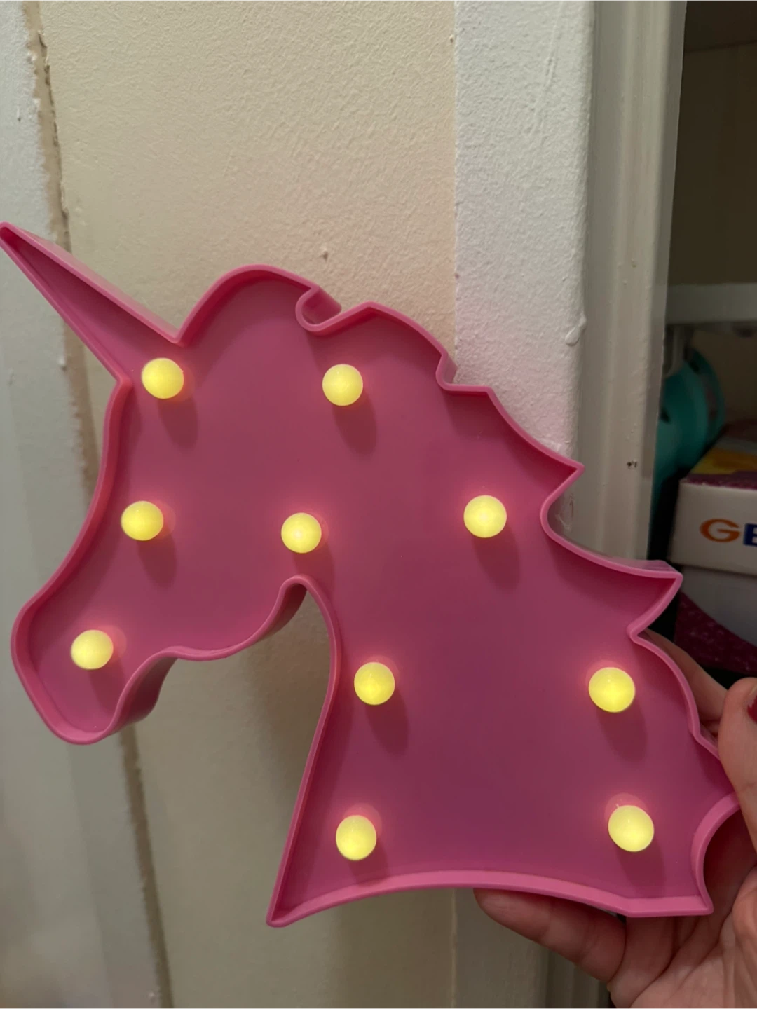Pink Unicorn Marquee Light