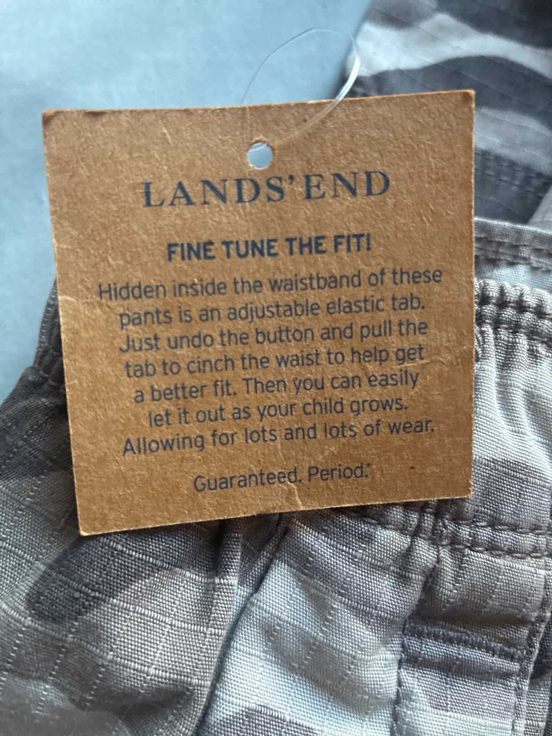 Lands' End Camo Cargo Pants Adjustable Waist - photo 3