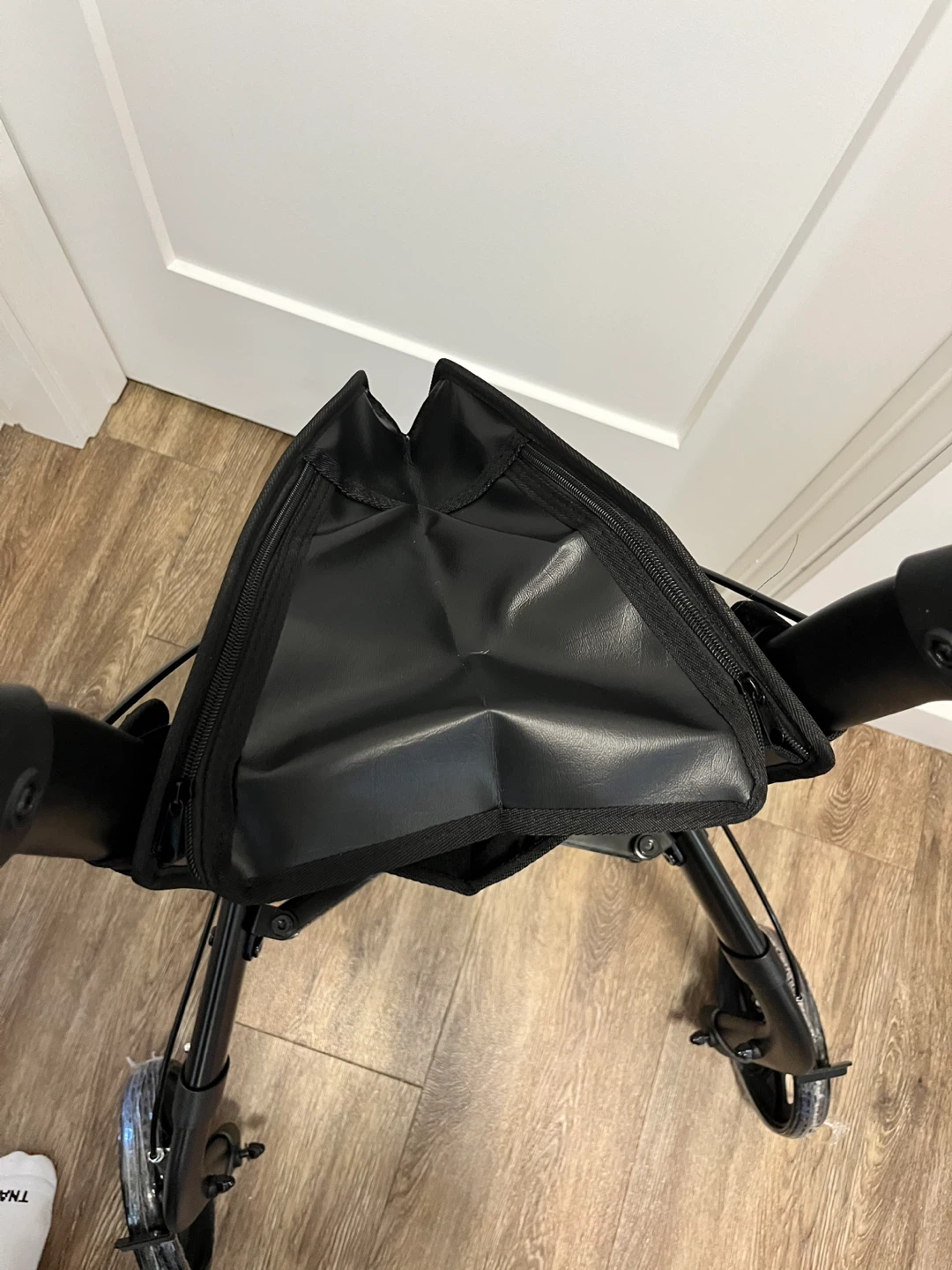 Black 4-Wheel Rollator Walker with Storage Bag - photo 3