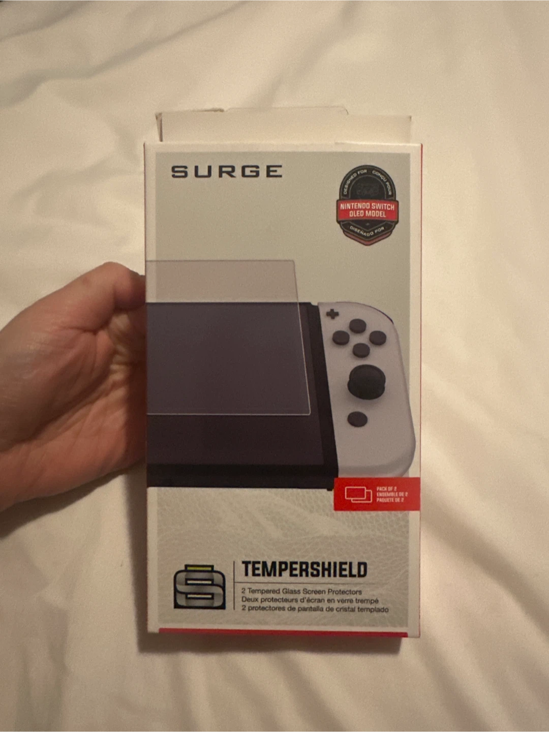 SURGE 2 Tempered Glass Screen for Nintendo Switch OLED