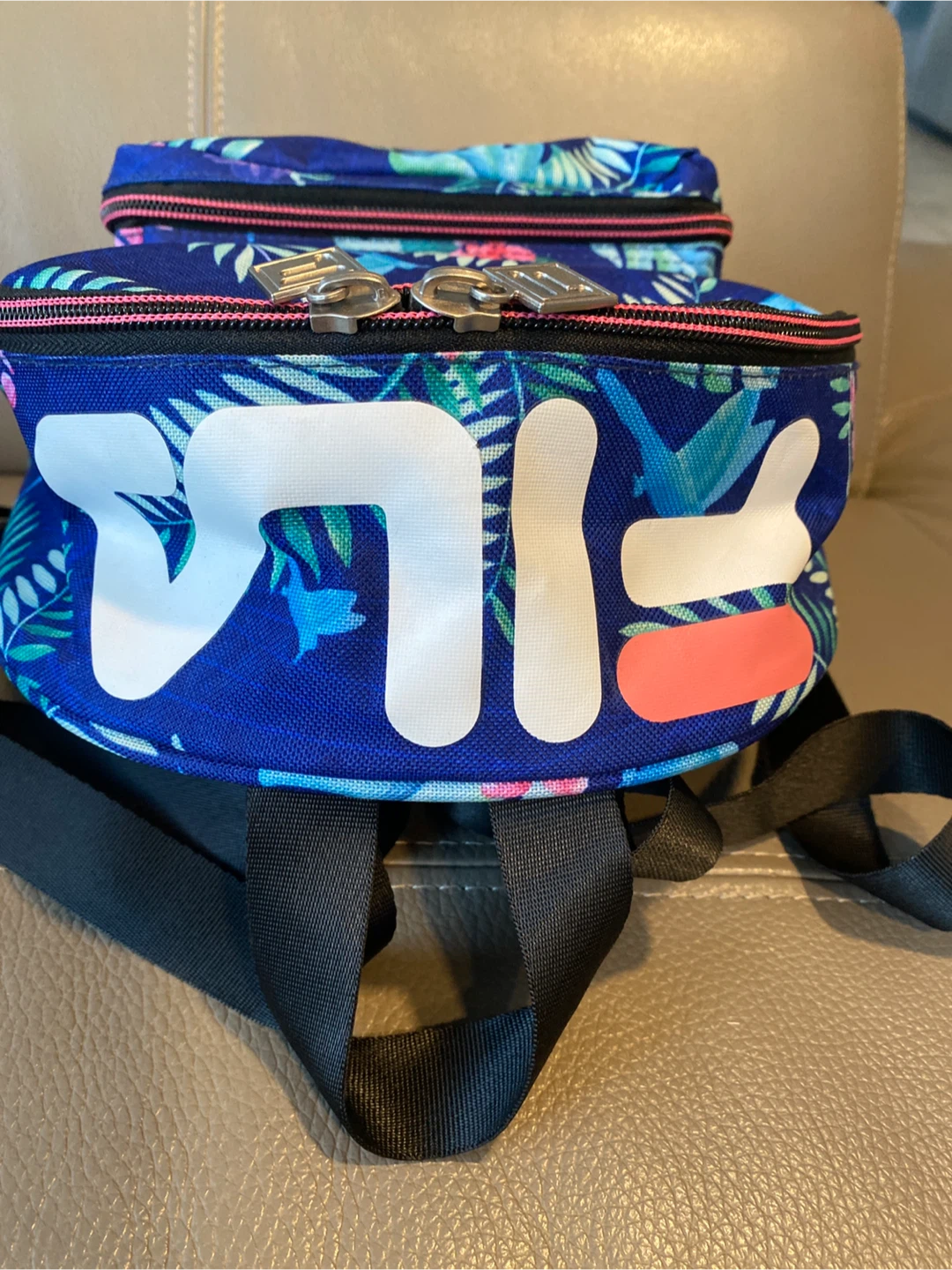 Fila Backpack - Blue Tropical Floral Print - photo 5
