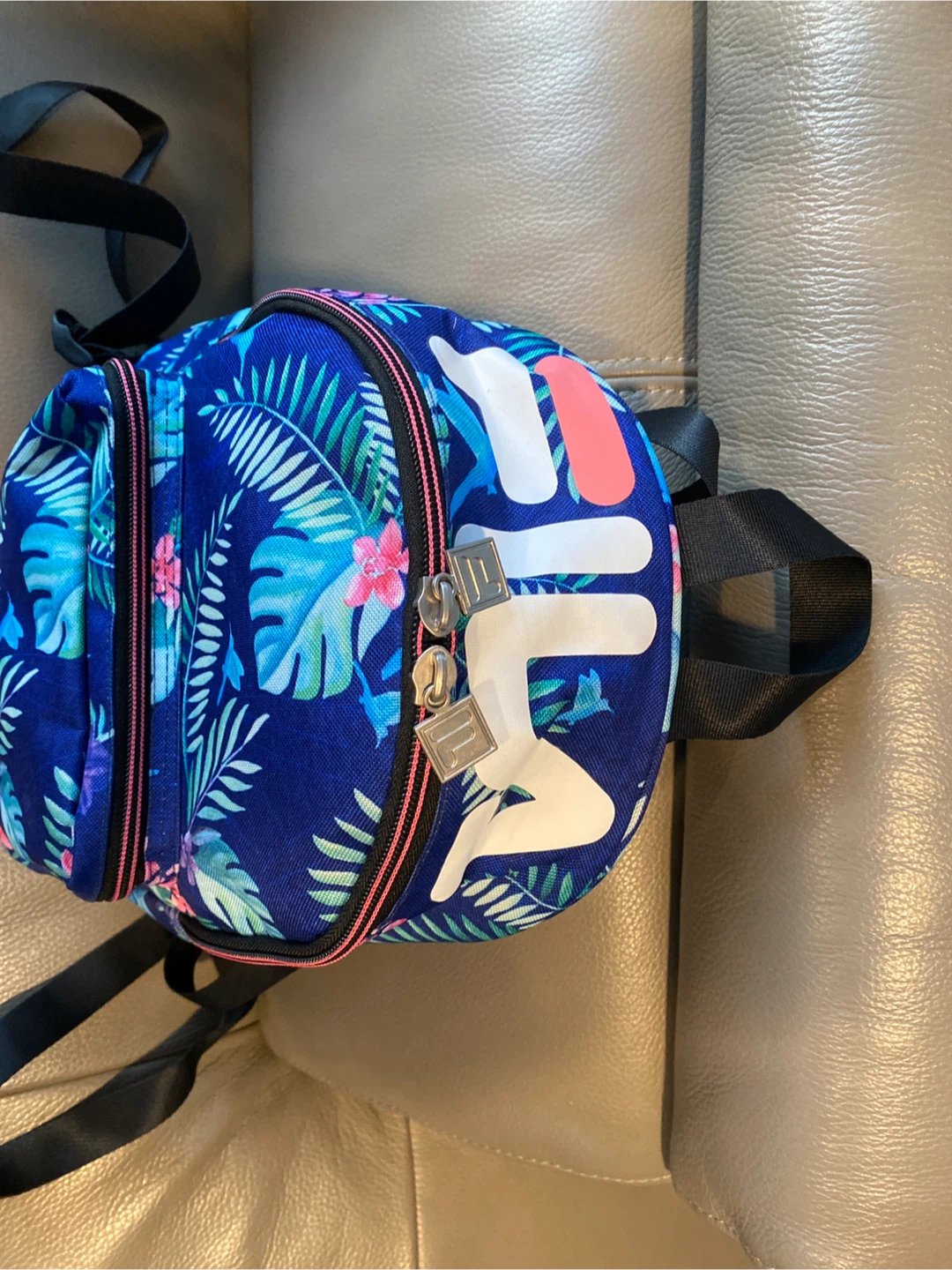 Fila Backpack - Blue Tropical Floral Print - photo 3