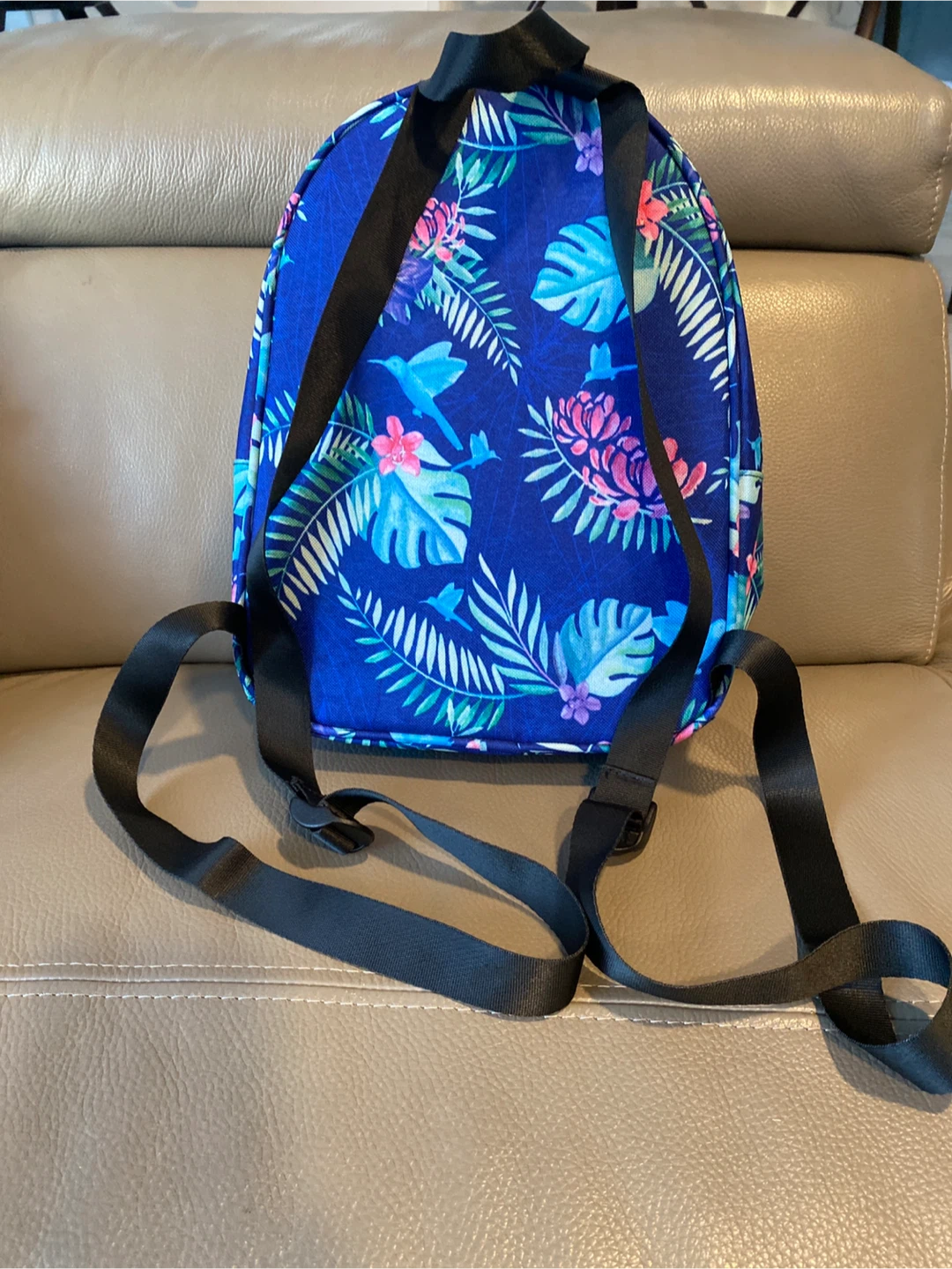 Fila Backpack - Blue Tropical Floral Print - photo 4