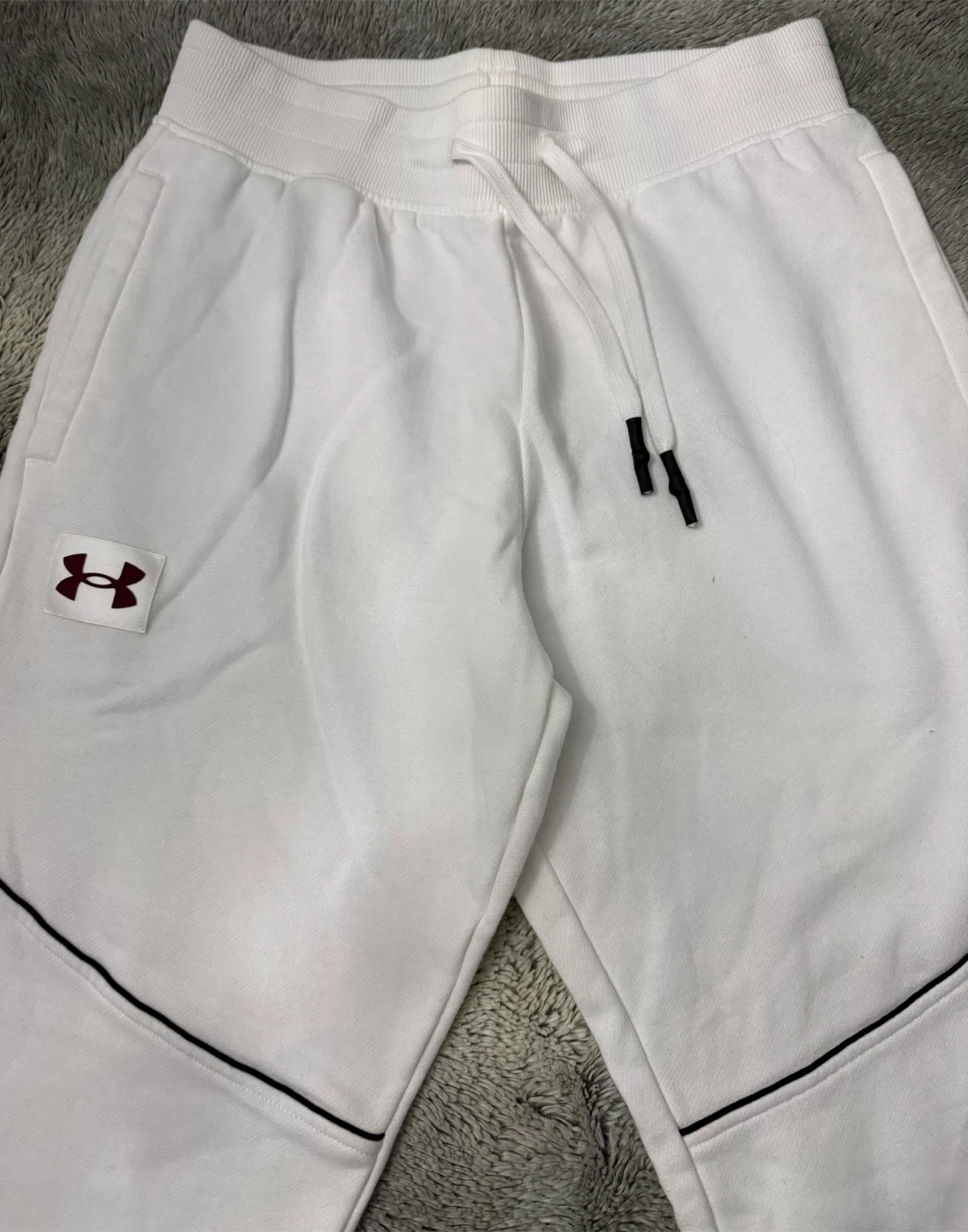Under Armour White Jogger Sweatpants - photo 3