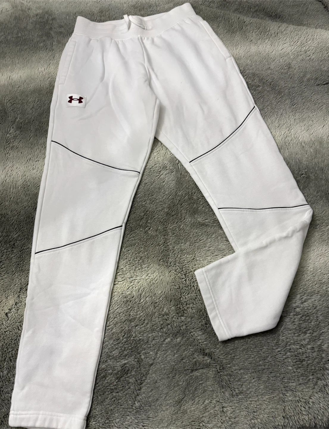 Under Armour White Jogger Sweatpants