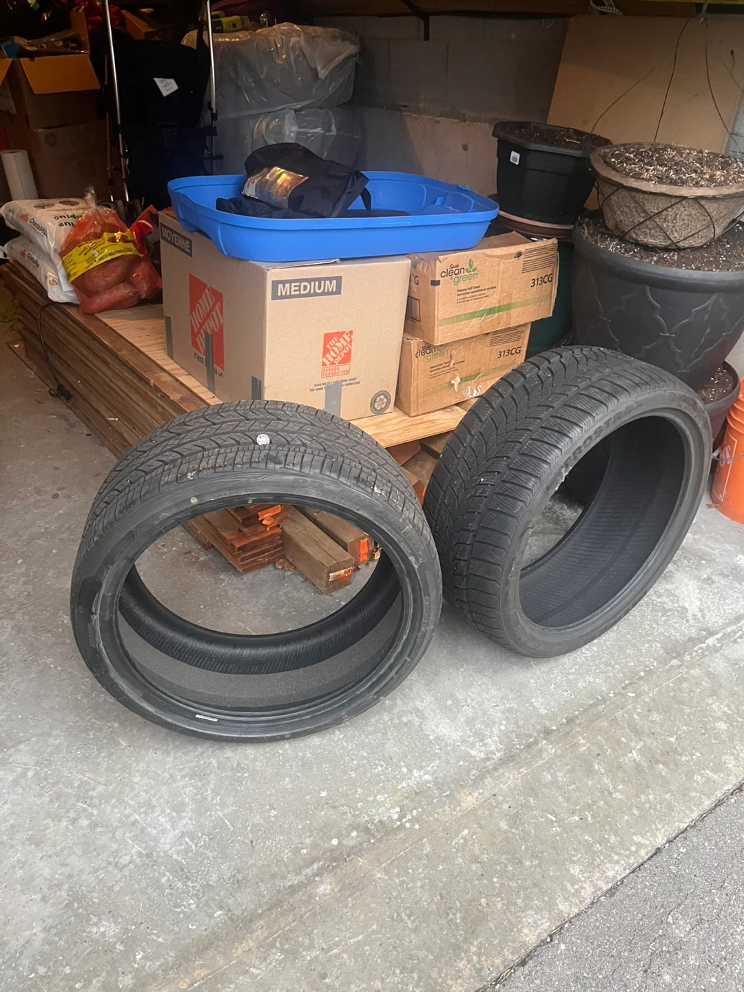 All season run flat tires and winter tires - photo 4