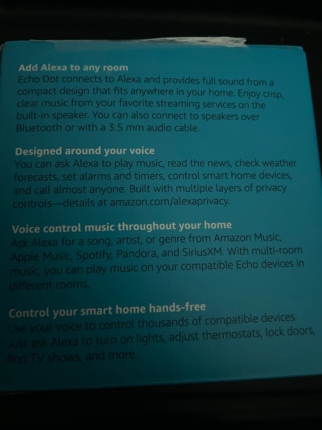 Amazon Echo Dot (3rd Gen) Smart Speaker - photo 3
