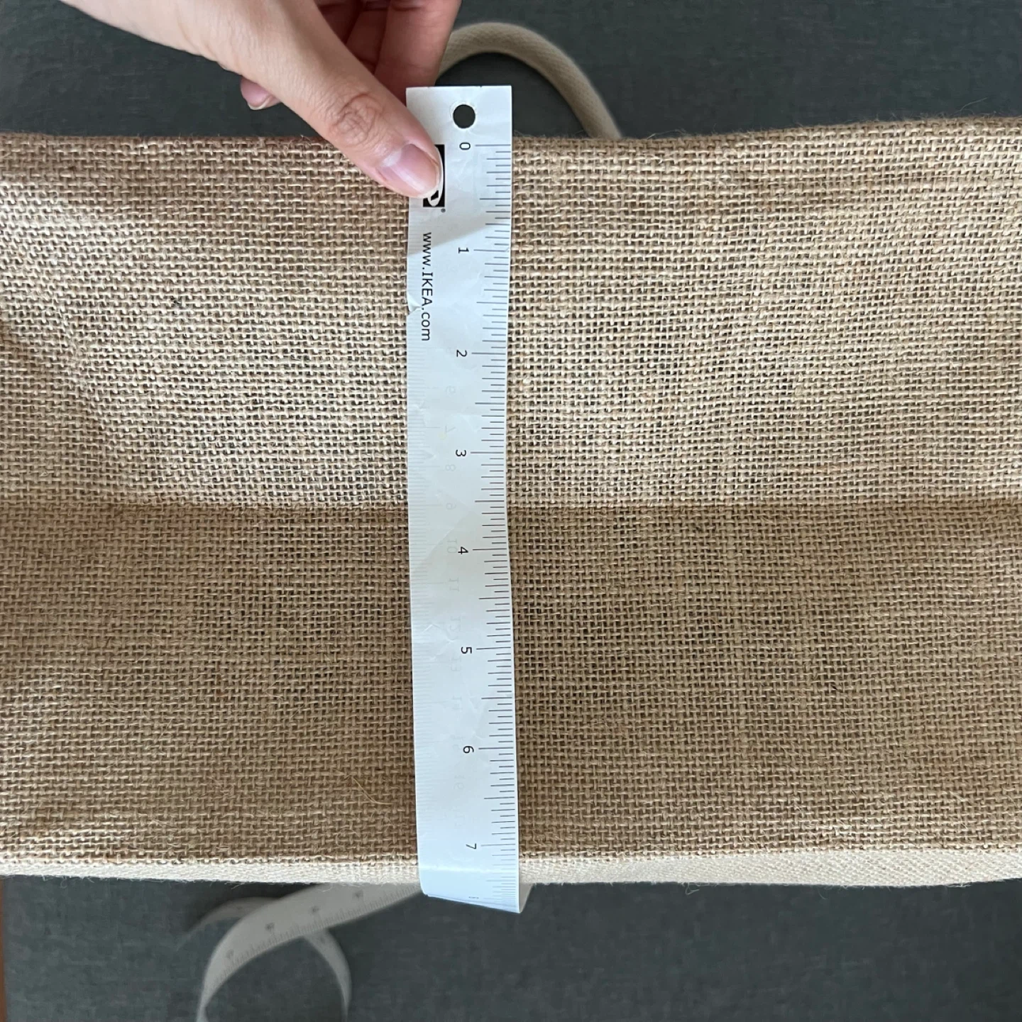 Burlap Jute Tote Bag x2 - photo 3