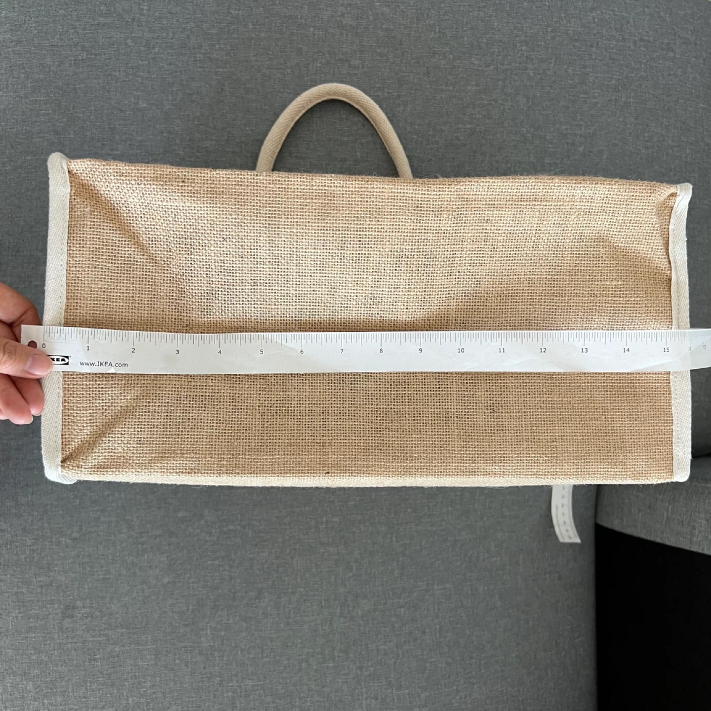 Burlap Jute Tote Bag x2 - photo 4