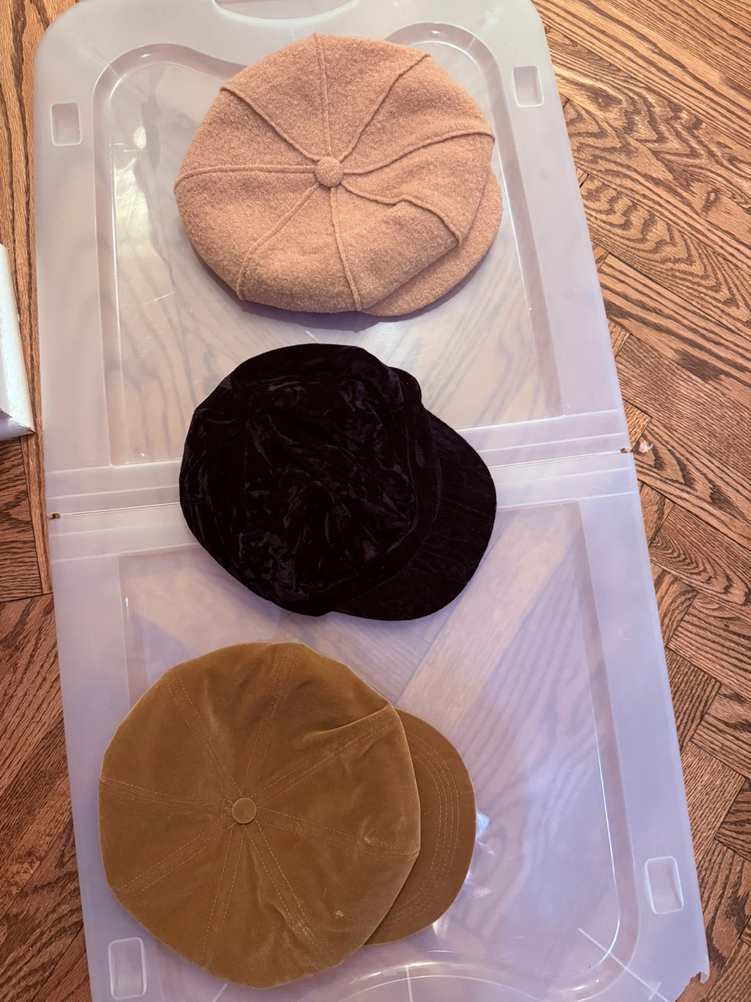 woman’s  3 winter hats