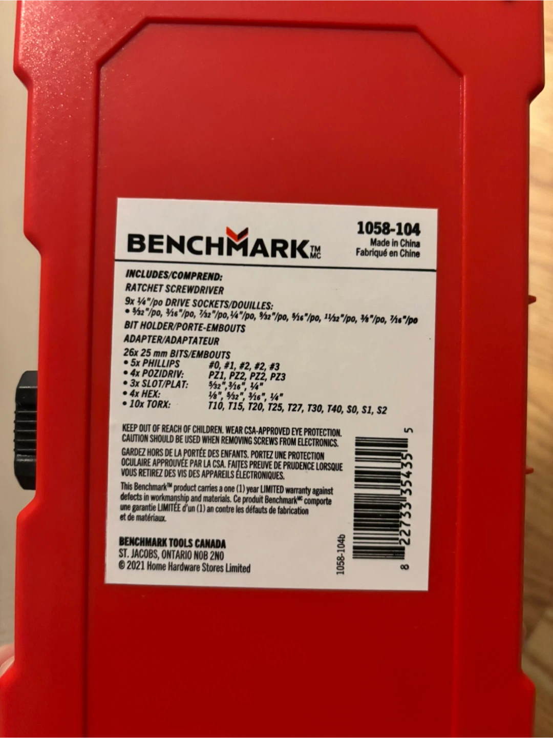 Benchmark 38-Piece Screwdriver Bit and Socket Set - photo 4