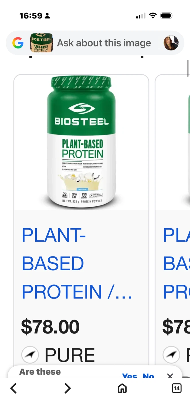 Biosteel Plant-Based Protein Vanilla 29 oz - photo 4