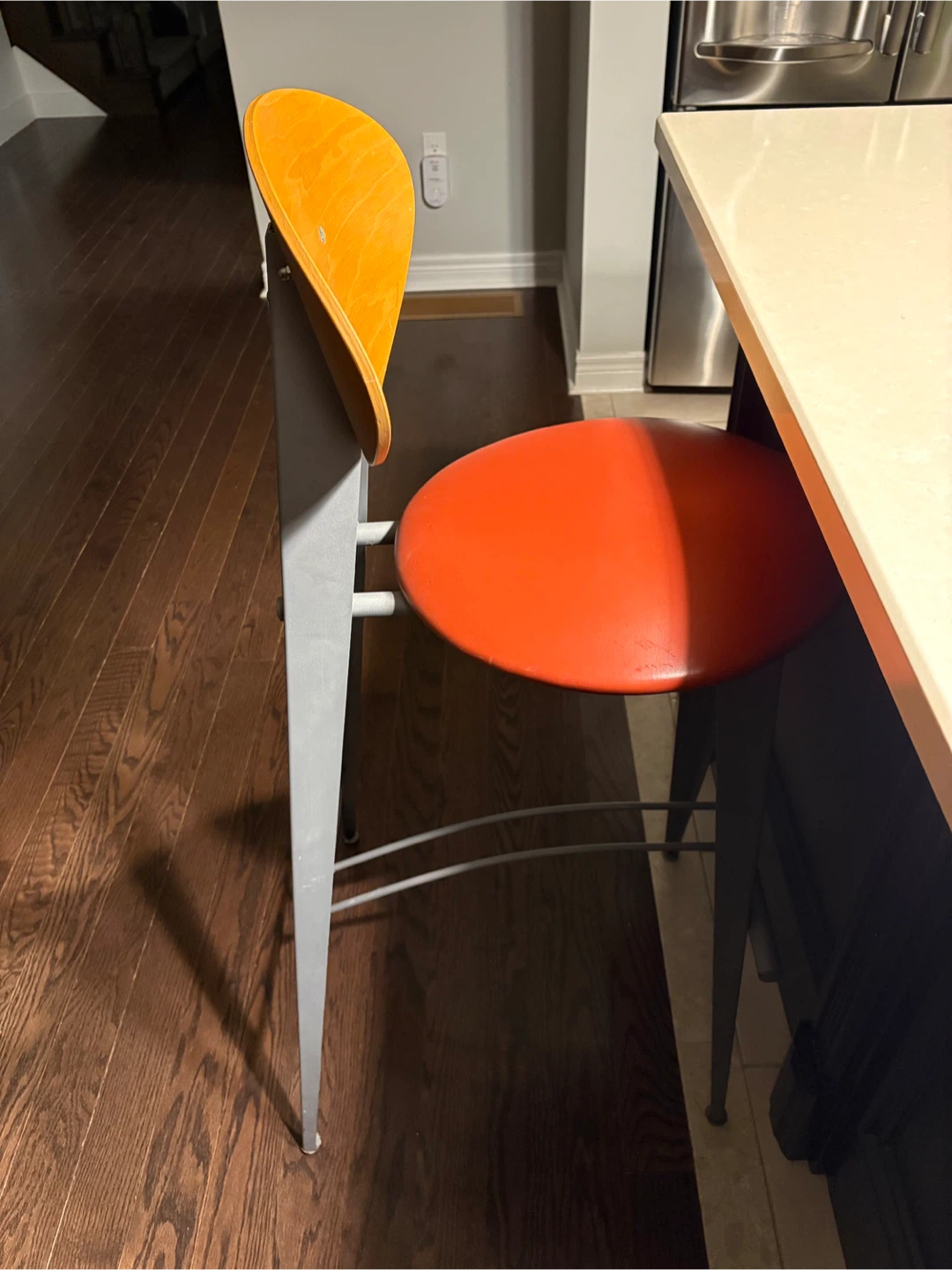 Vintage mid-century retro European Bar Stool