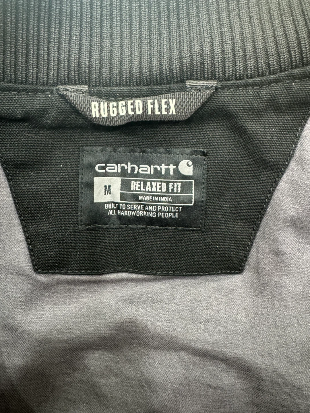 Carhartt Rugged Flex Relaxed Fit Bomber Jacket - Black - Size M - photo 2