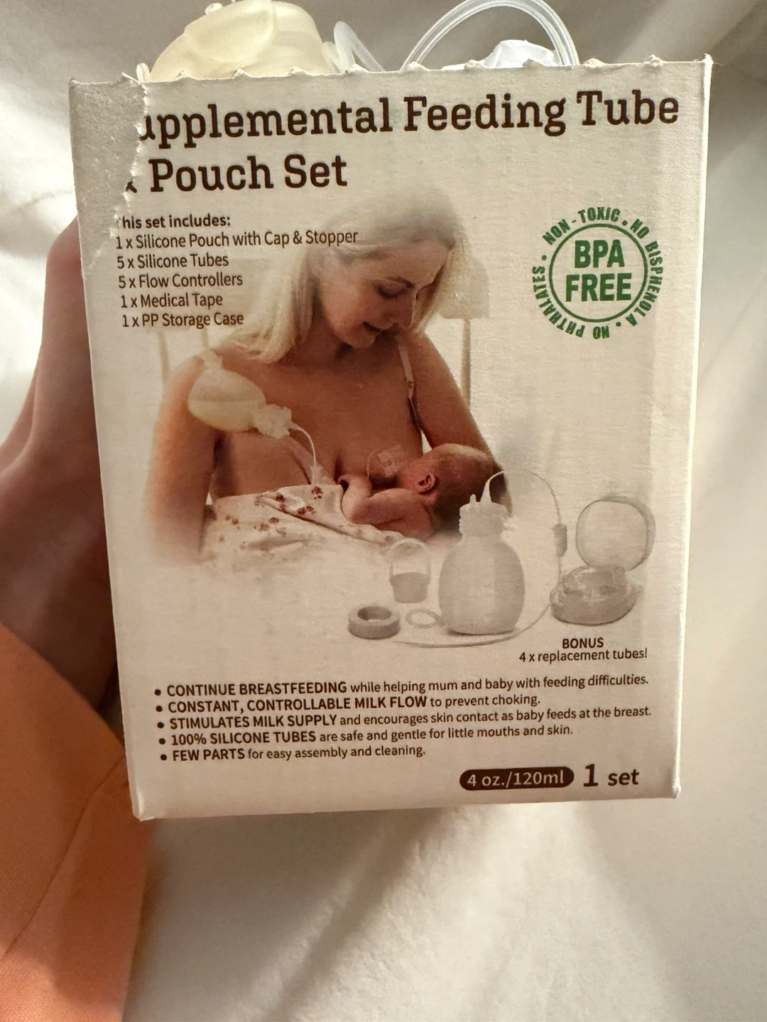 Supplemental Feeding Tube & Pouch Set