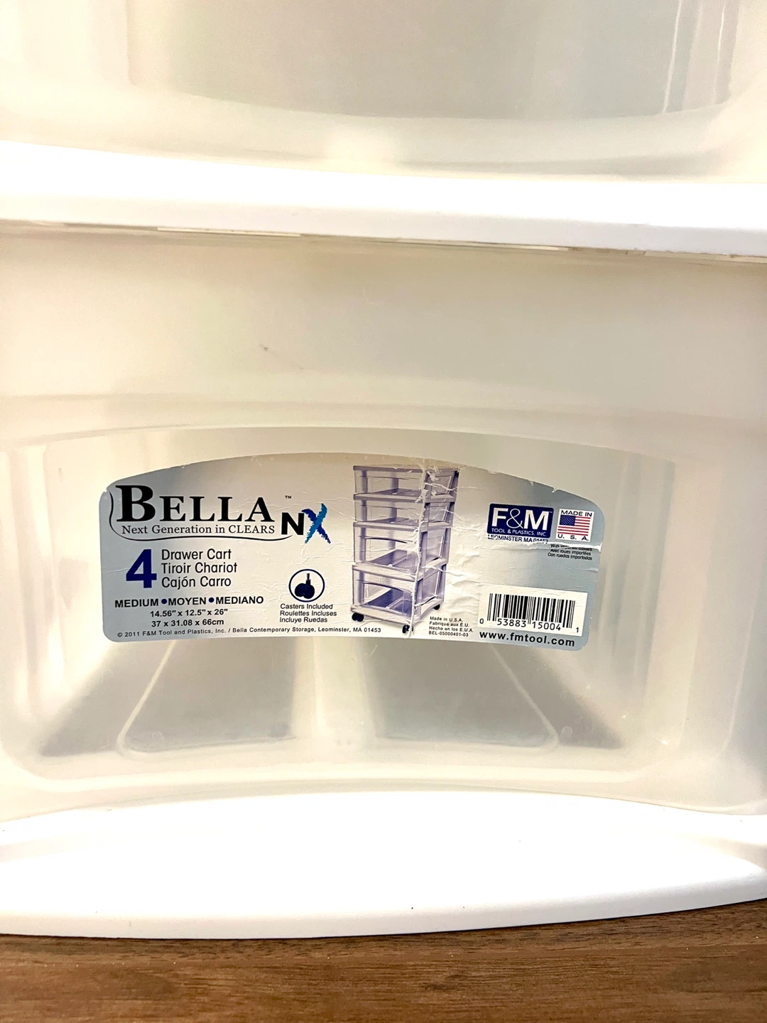 Bellanx 4 Drawer Storage Cart - photo 4