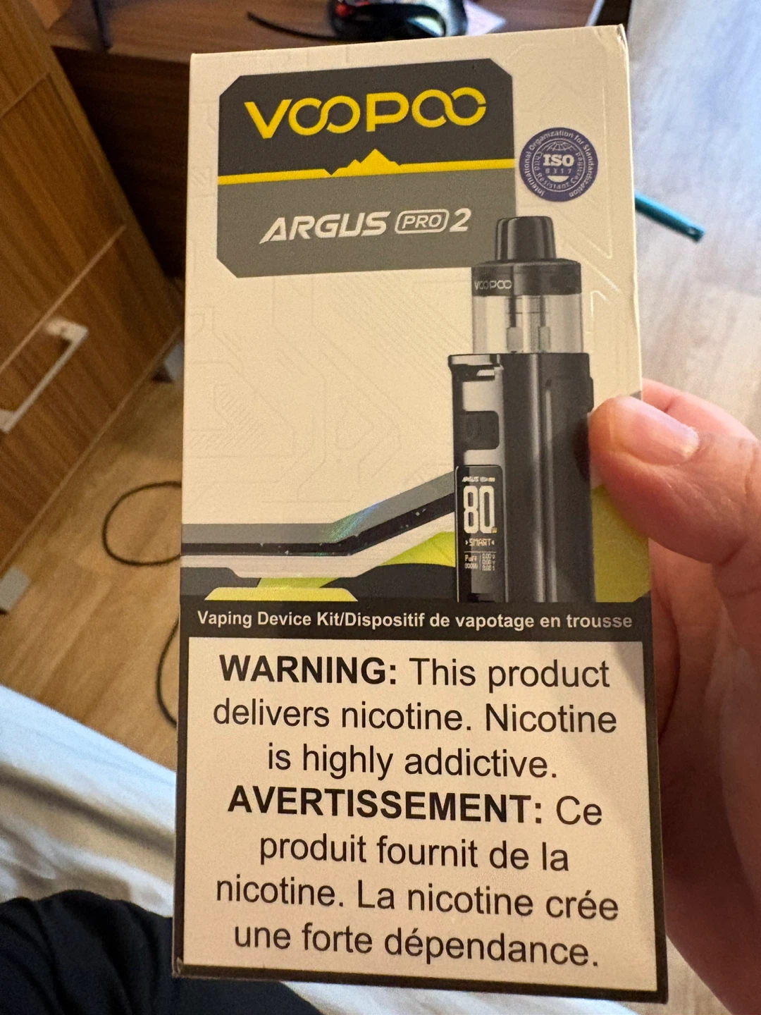 VooPoo Argus Pro 2 Kit - Pearl White BNIB