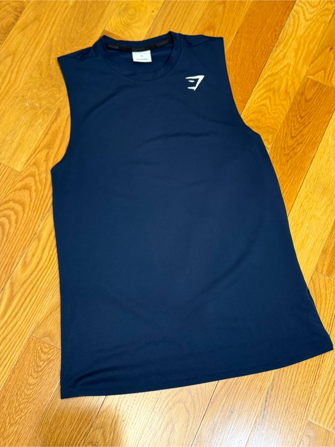 Gymshark Navy Blue Sleeveless Tank Top Size S