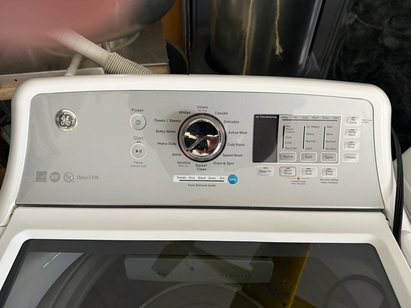 GE White Washing Machine