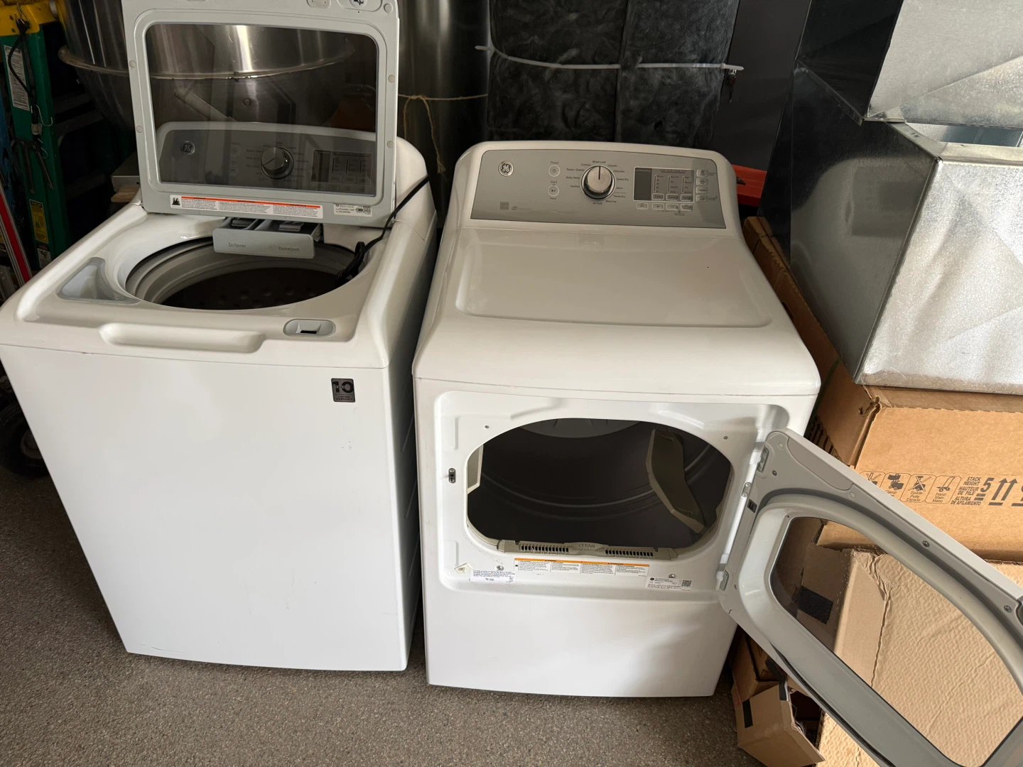 GE White Washing Machine - photo 3