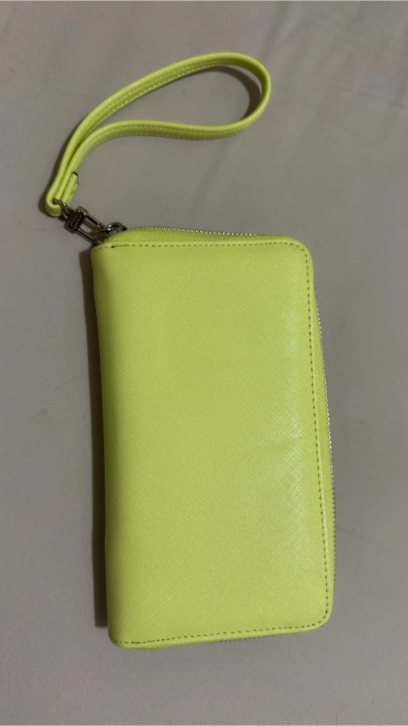Kate Spade Neon Yellow Wristlet Wallet - photo 2