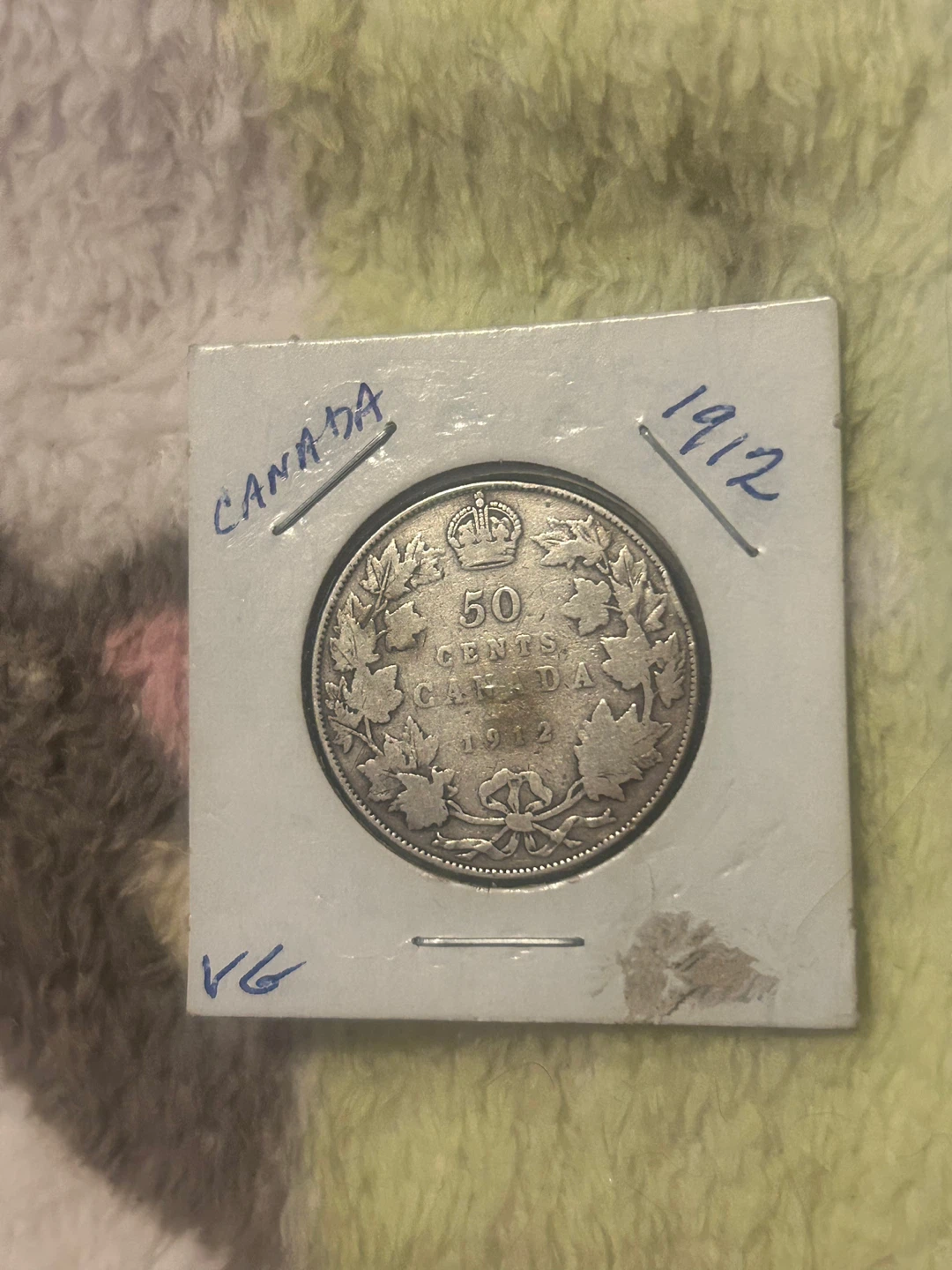 1912 Canada 50 Cent Coin - Rare Collectible