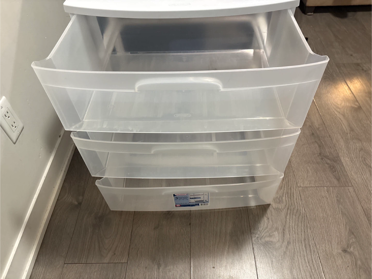 Sterilite 3 Drawer Wide Cart - photo 3