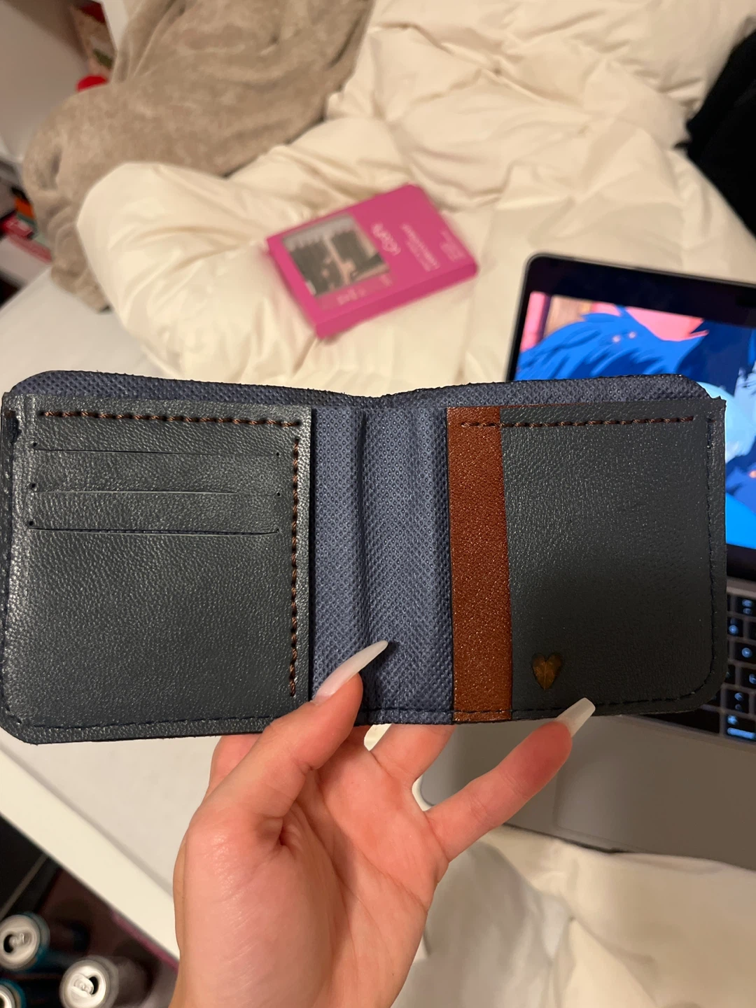 Hand-painted Bifold Wallet - photo 2