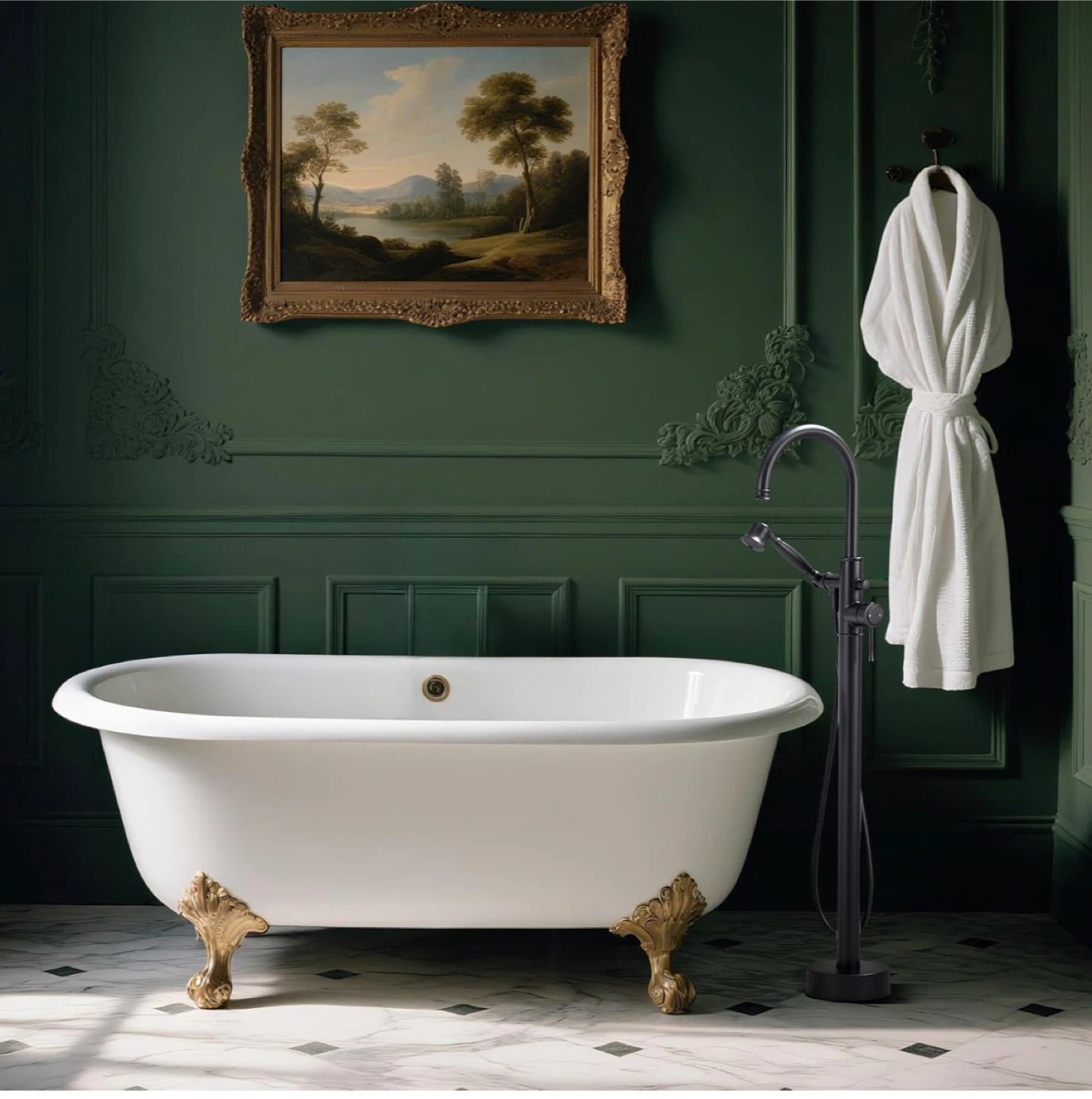 Wintap Freestanding Bathtub Faucet Matte Black VT-3311 - photo 2