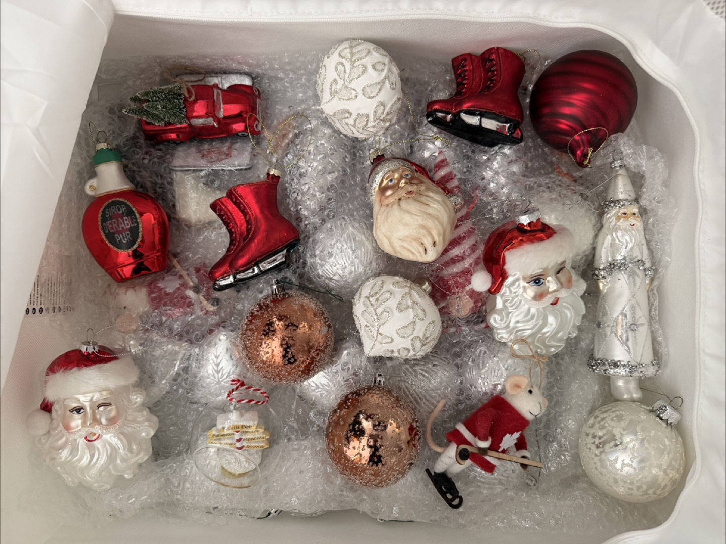 Assorted Christmas Ornaments (40+)