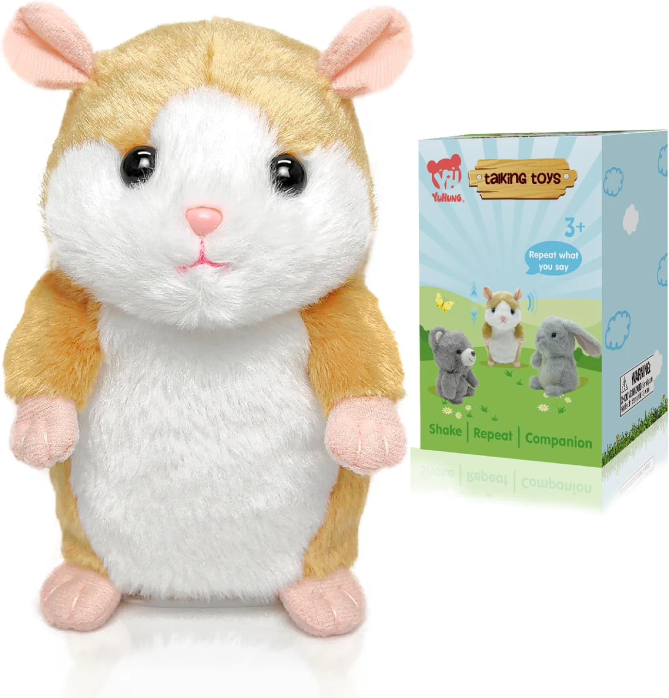Talking Hamster Plush Toy Repeats What You Say