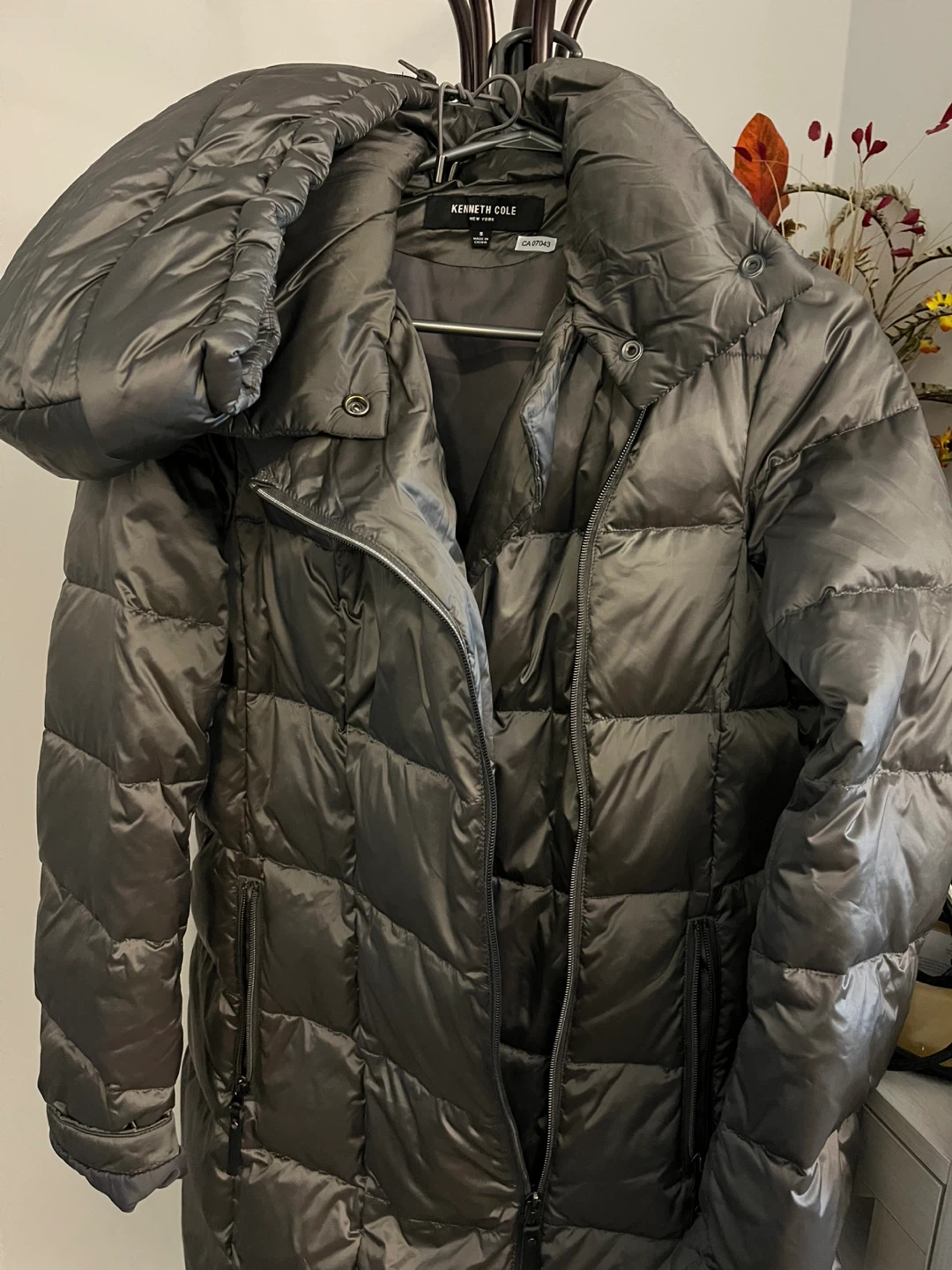 Kenneth Cole Women's Puffer Jacket - Grey