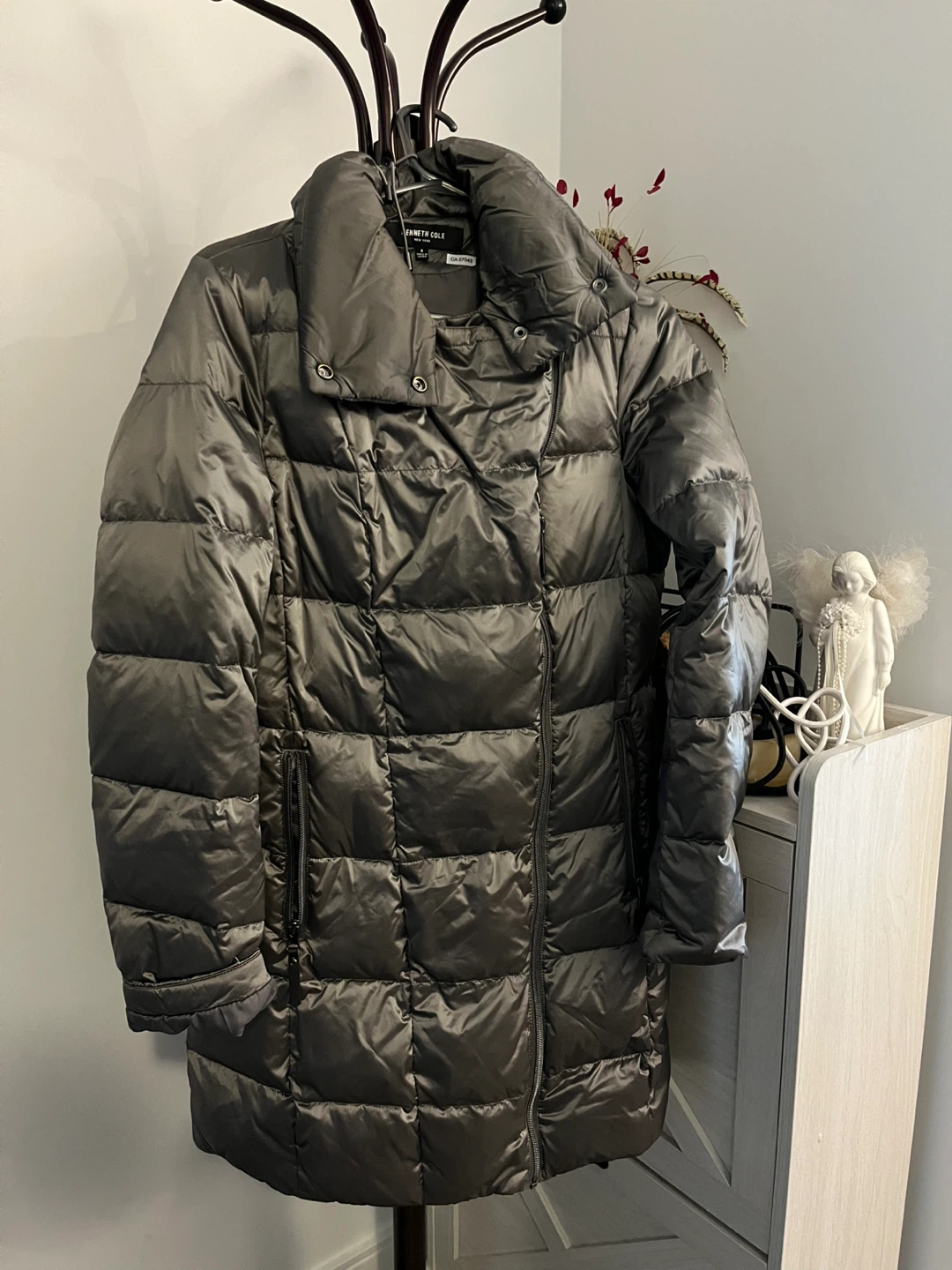 Kenneth Cole Women's Puffer Jacket - Grey - photo 2