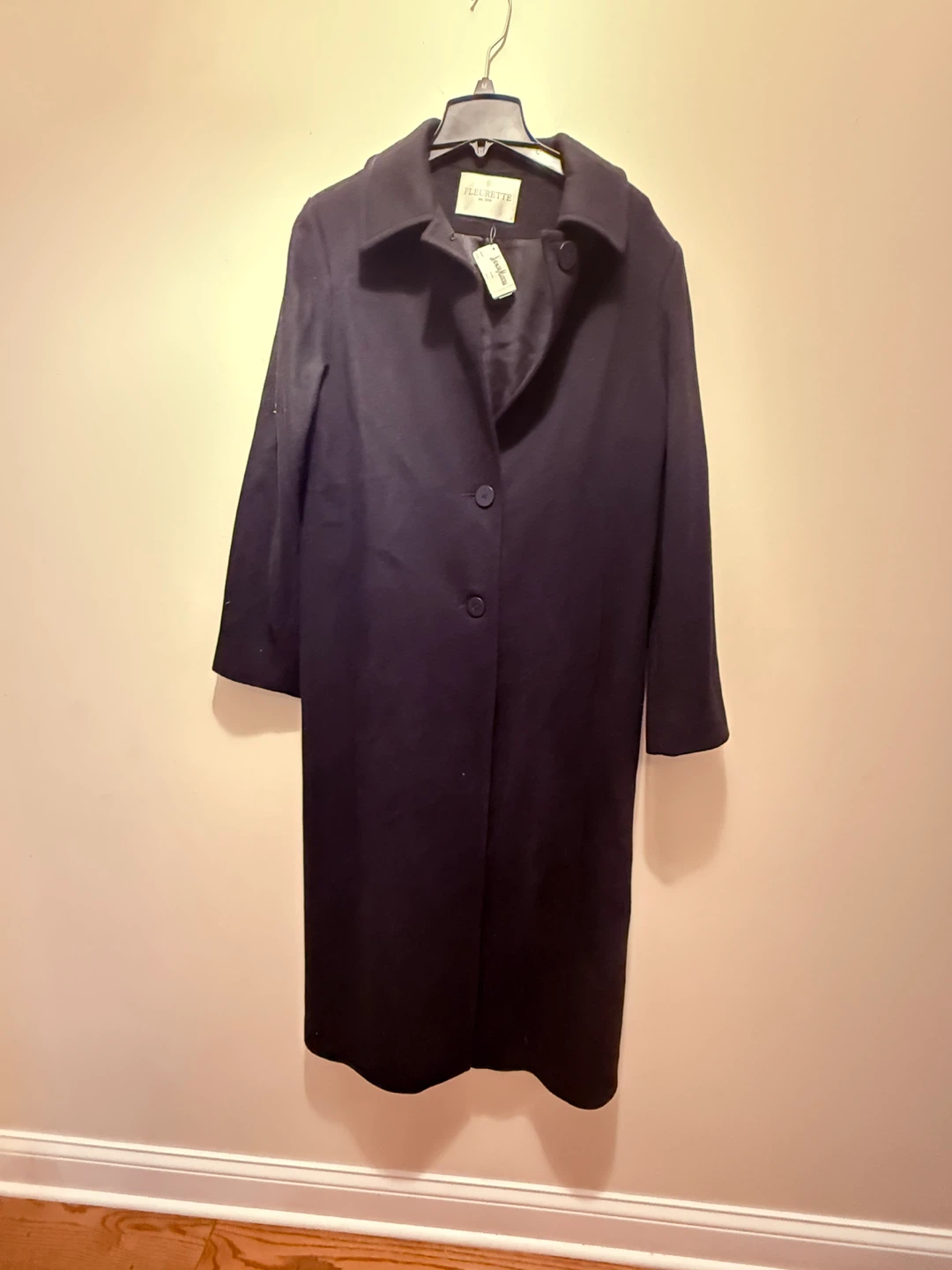 Wool Blend Coat - Size 16