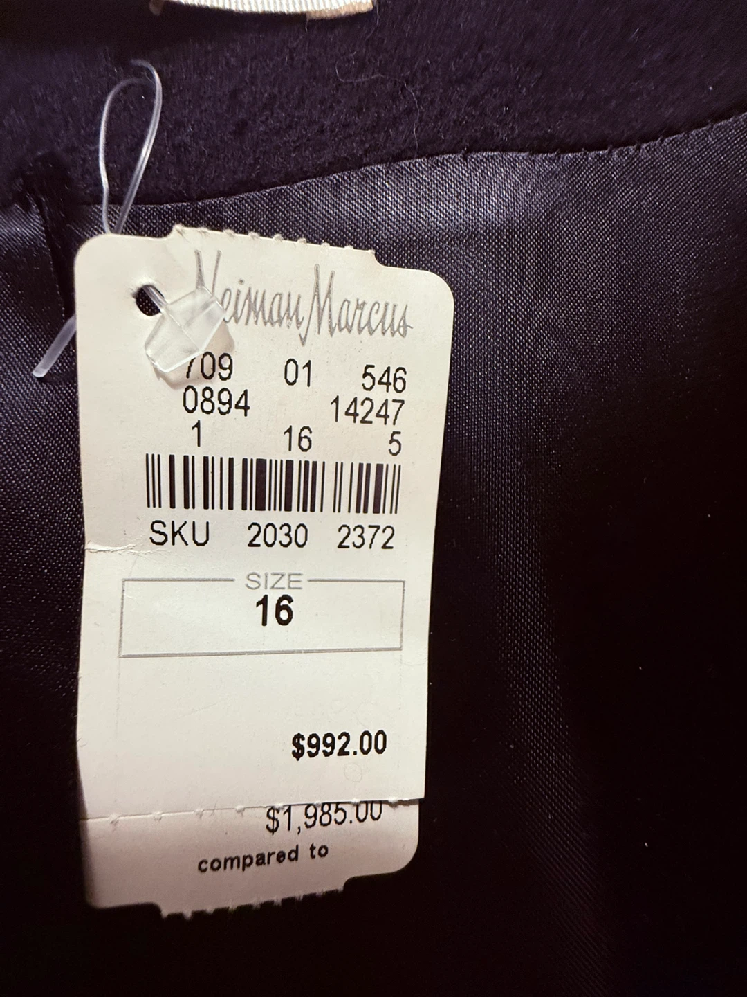 Wool Blend Coat - Size 16 - photo 3
