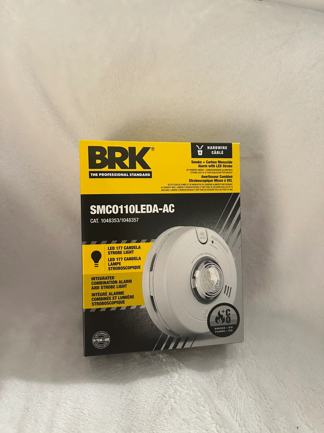 New BRK SMC0110 Smoke Carbon Monoxide Alarm with LED Strobe