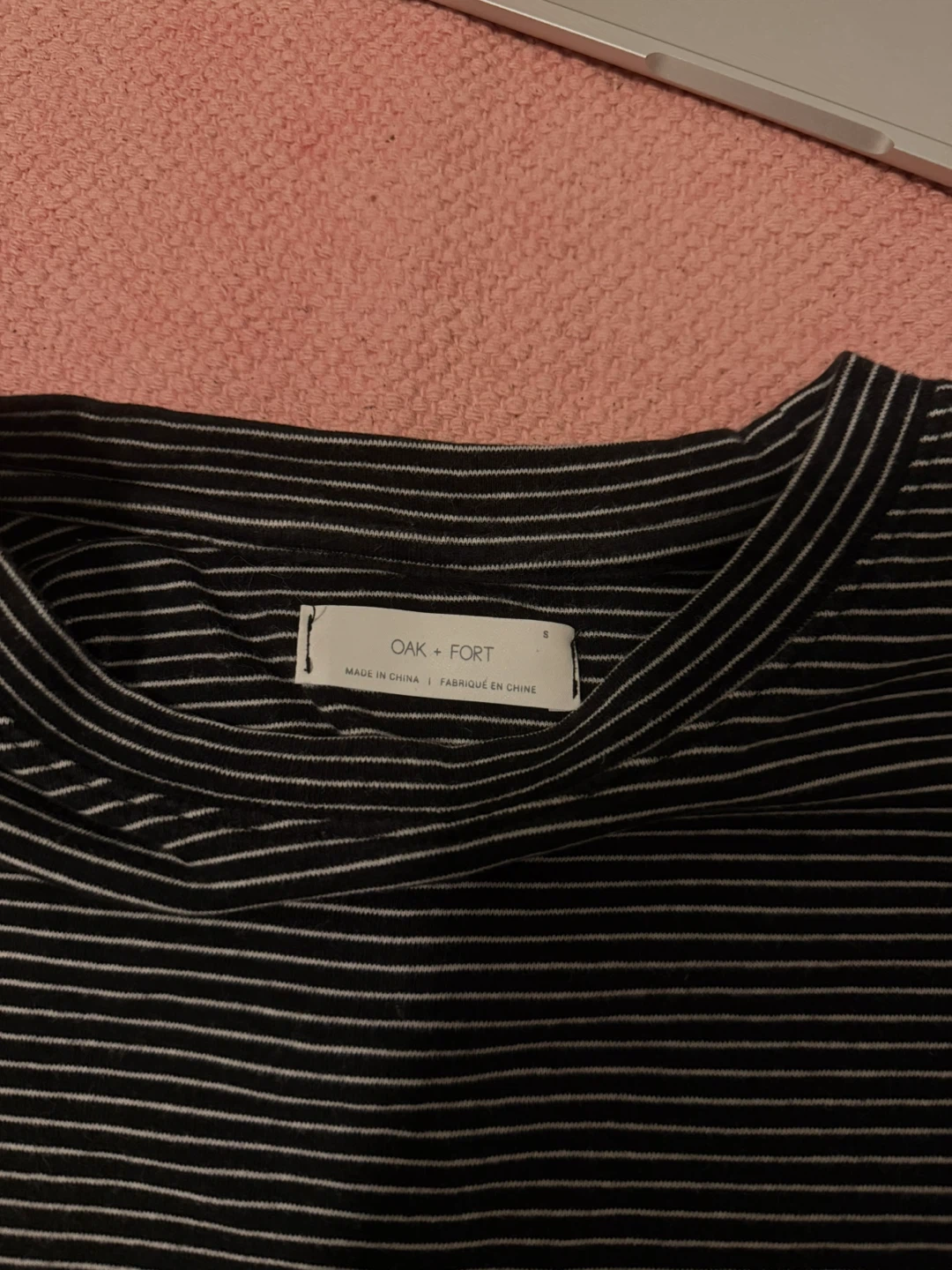 Oak + Fort Striped T-Shirt - photo 2