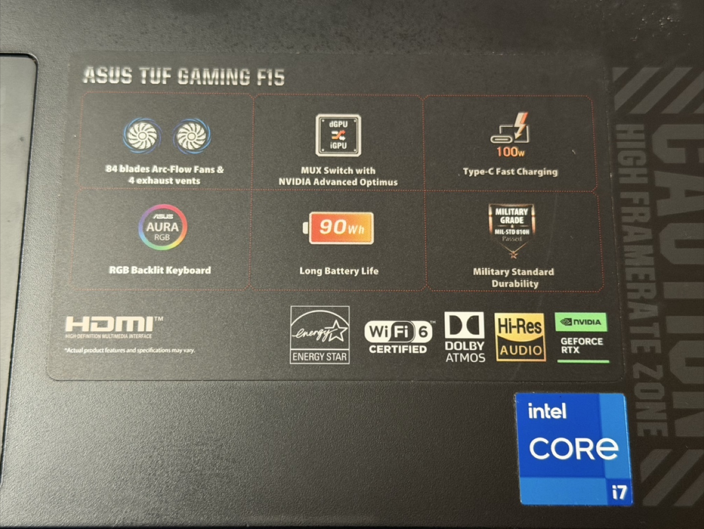 ASUS TUF Gaming F15 Laptop - photo 4