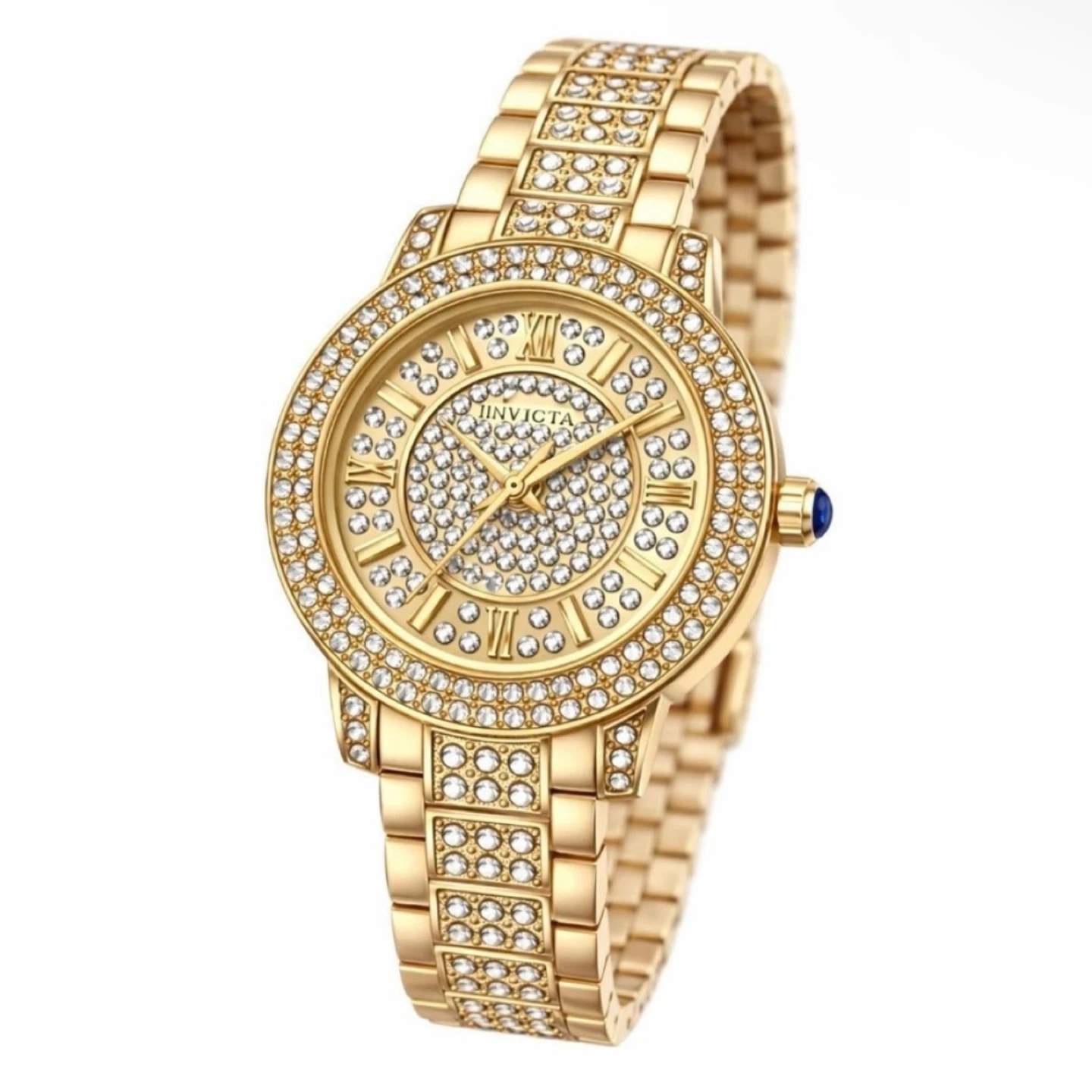 Invicta Wildflower Rhinestone Embroidered Women's Watch - 32mm