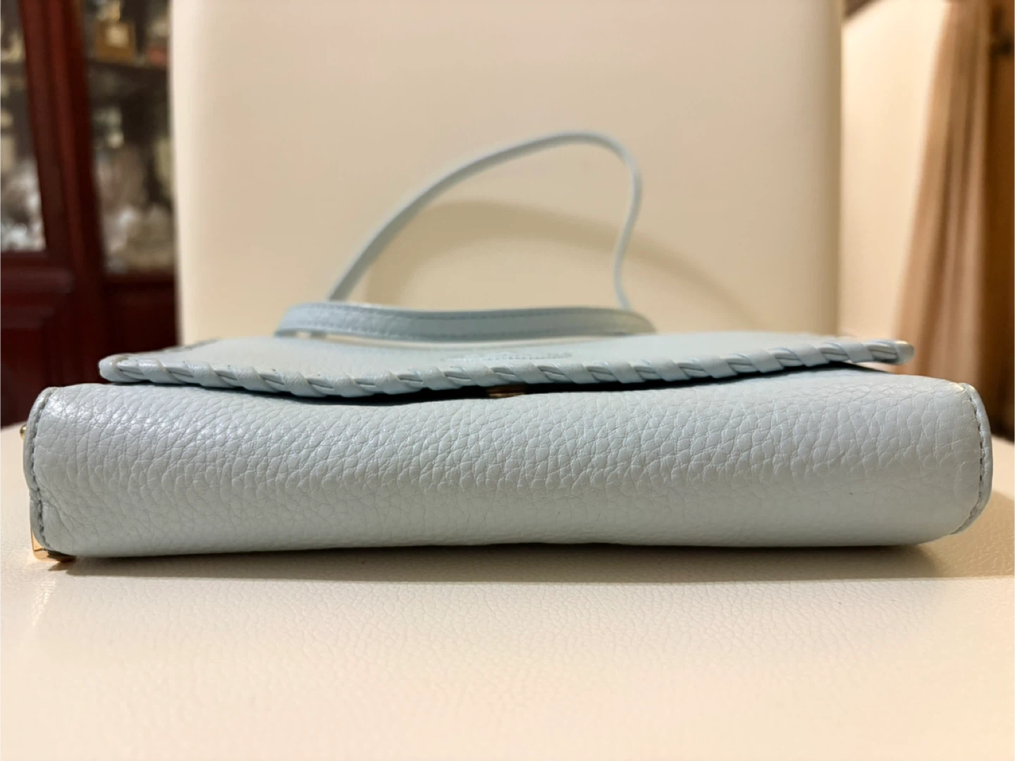 Tory Burch Light Blue Leather Wallet/Crossbody Bag - photo 4