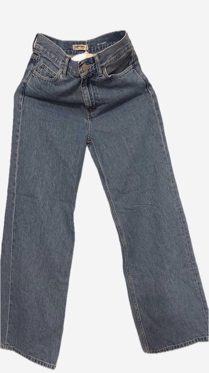 Carhartt WIP W Jane Pant Loose Fit Denim Jeans Size 24