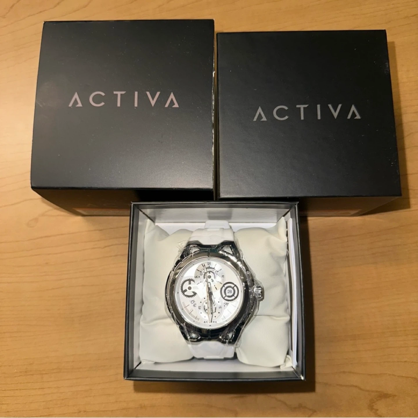 Activa X Invicta Men's Watch - 44mm, White & Silver - photo 3