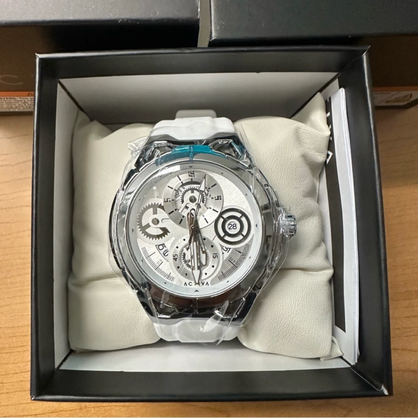 Activa X Invicta Men's Watch - 44mm, White & Silver - photo 4